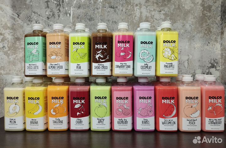 Гели для душа Дольче Милк Dolce Milk молочко и др