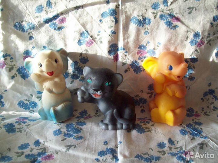 Резиновые новые игрушки пр-ва СССР