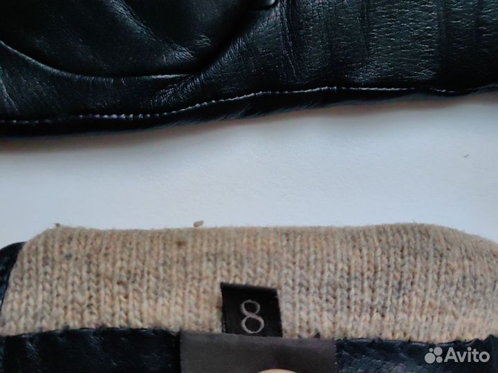 Мужские кожаные перчатки Eleganzza