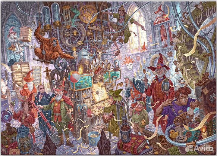 Пазл Университет Плоский мир Терри Пратчетт