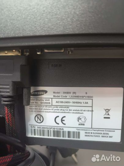 Монитор Samsung bw206