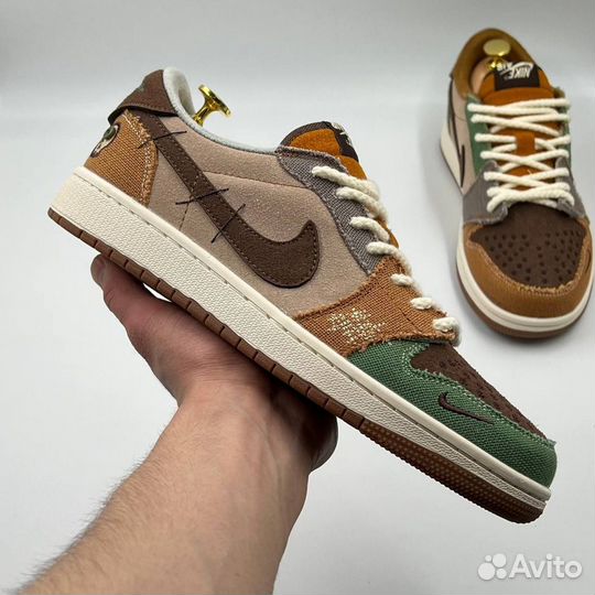 Кроссовки Nike Air Jordan 1 Low & Zion Voodoo