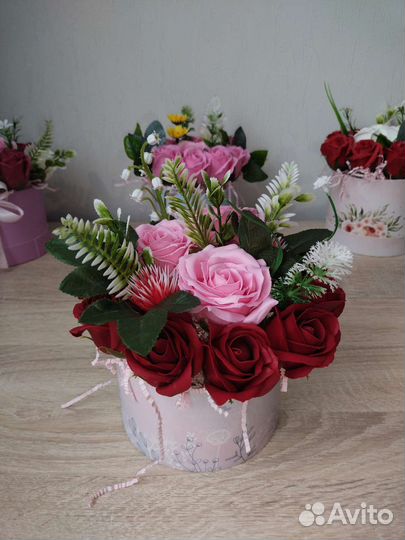 Букет цветов из мыла