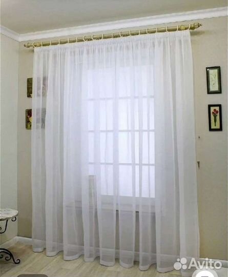 Тюль новый 400х240 вуаль