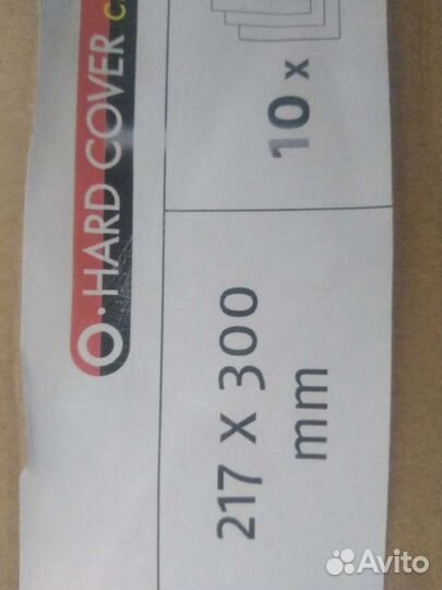 Обложки Металбинд твердые альбомные 217х300 мм