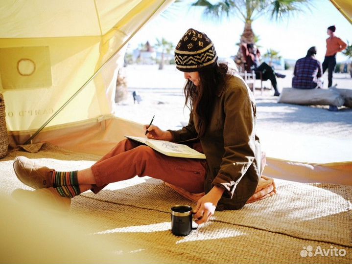 Термокружка stanley Classic с ручкой 0,35L черный