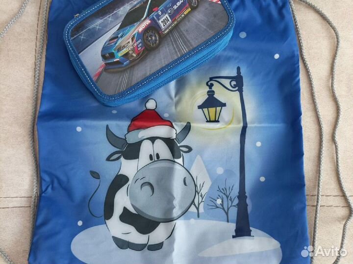 Игры, папка и мешок под сменную обувь