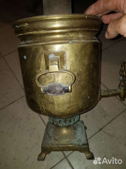Самовар на дровах старинный
