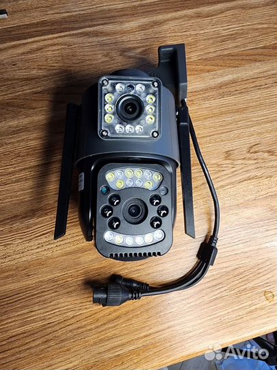 Камера видеонаблюдения уличная ip 4G с сим картой