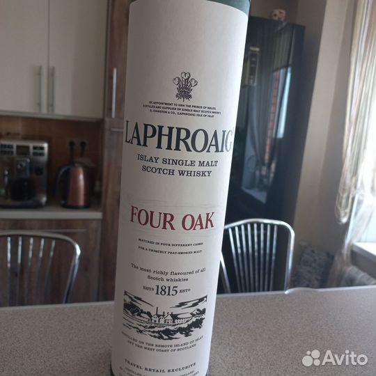 Бутылка от виски с коробкой 1л