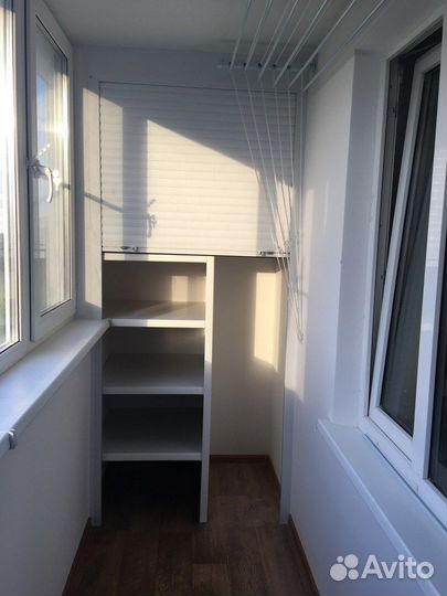 Шкаф с рольставнями на балкон по вашим размерам