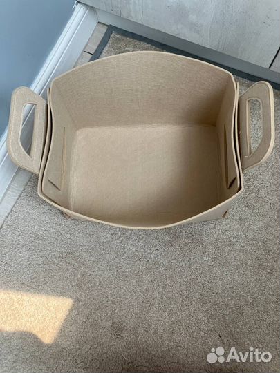 Войлочная корзина (новая) для хранения вещей