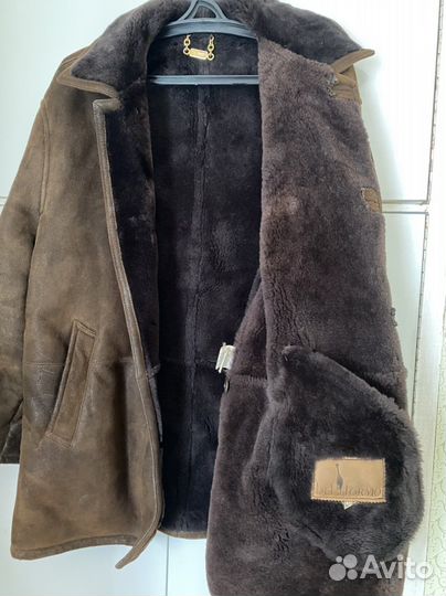 Дубленка кожаная новая р52-54