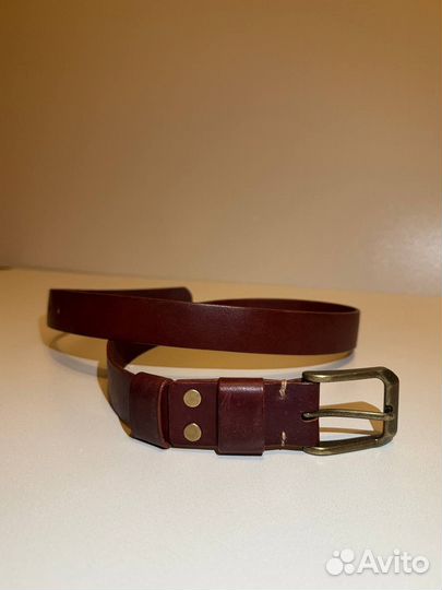 Кожаный ремень ручной работы