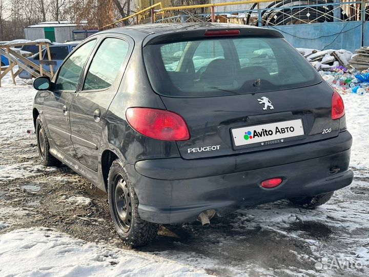 Peugeot 206 1.4 AT, 2004, 156 000 км