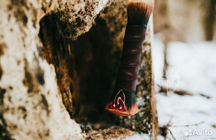 Кованый топор ручной работы Солнцеворот