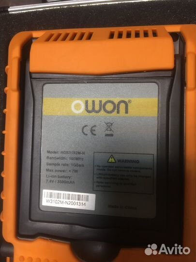 Осцииллограф owon HDS3102M-N