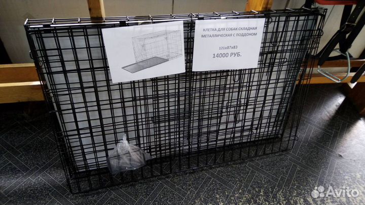 Клетка для большой собаки новая