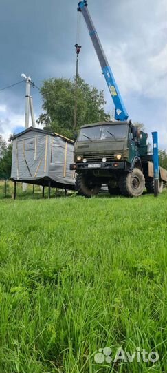 Манипулятор Разгрузка газобетона