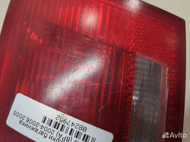 Фонарь крышки багажника Audi A3 (8PA), 2005