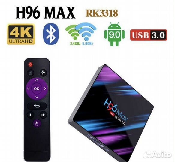 Тв приставка H96 Max