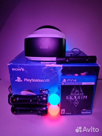 PlayStation VR+PS Move+Skyrim VR