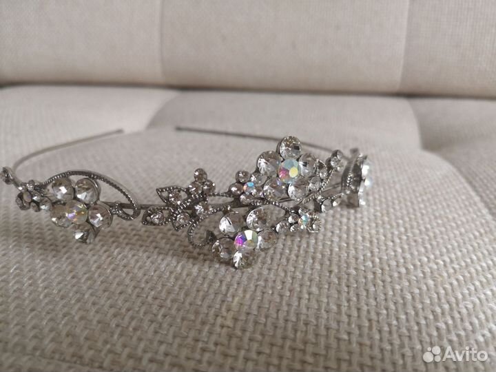 Свадебный ободок бу