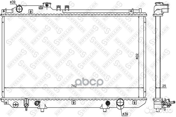 10-26316-SX радиатор системы охлаждения АКПП L