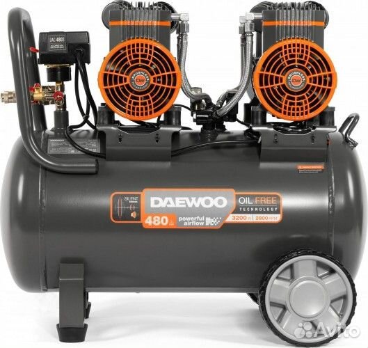 Компрессор безмасляный daewoo DAC 480S