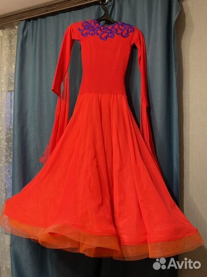 Платье для бальных танцев стандарт ю1