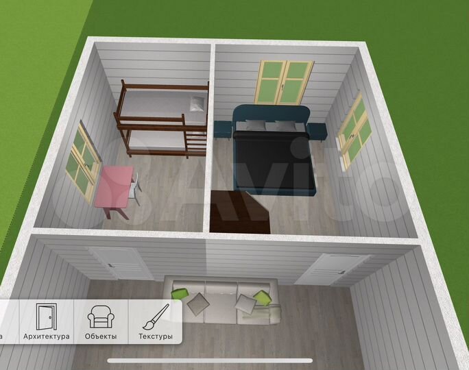 Дом 60 м² на участке 5 сот.