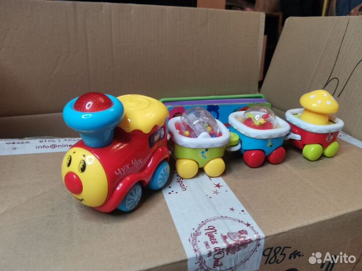 Паровозик музыкальный детский