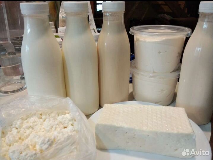 Молоко коровье и козье