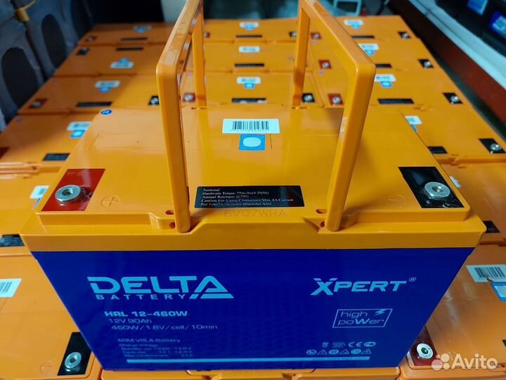 AGM аккумулятор Delta Xpert 12V 90ah HRL 12-460W