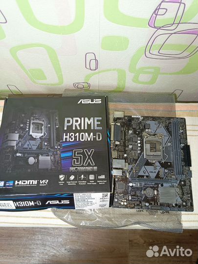 Материнская плата asus prime H310M