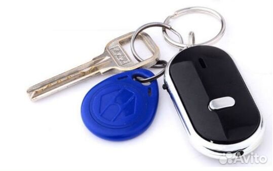 Брелок для поиска ключей, с сигналом и фонариком