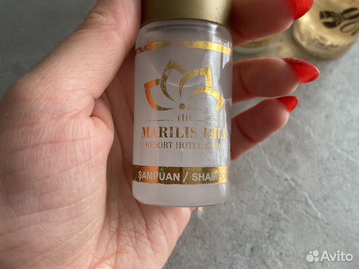 Пробники шампунь 6 шт гель для душа 1 шт Турция