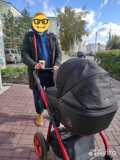 Коляска adamex 3 в 1 бу