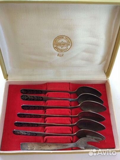 Чайные ложки мельхиор