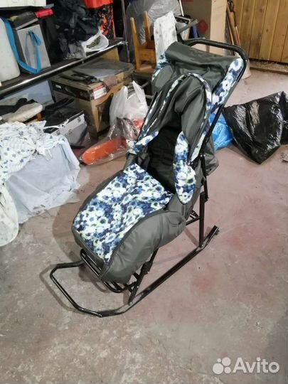 Коляска санки