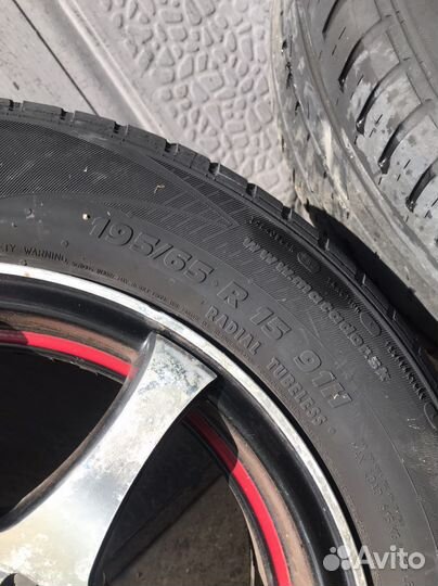 Диски r15 5*100 с резиной на vag