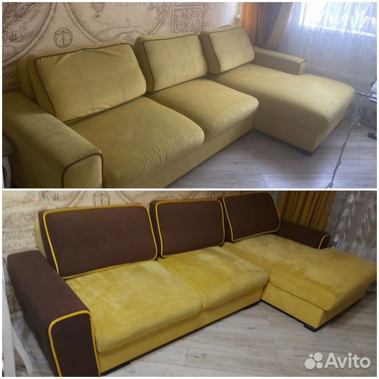 Ремонт мягкой мебели на дому