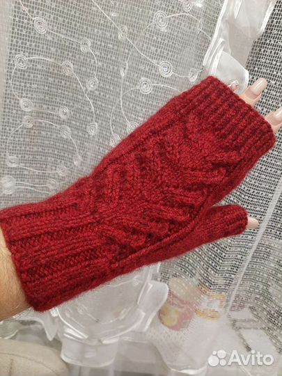 Митенки ручная работа