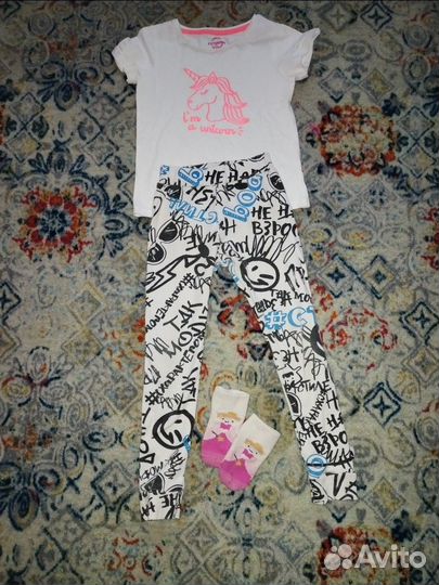 Вещи пакетом для девочки 110 116
