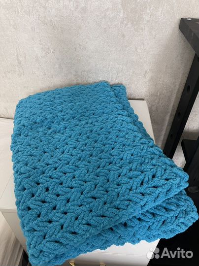 Плед детский из пряжи Ализе Пуффи