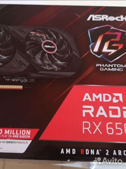 Видеокарта ASRock phantom и Challenger 6500 XT