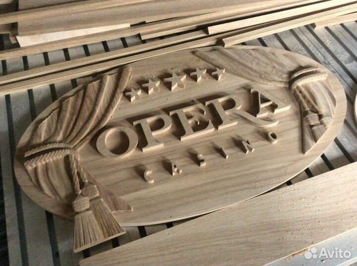 Фрезерные работы на станке (дерево, пластик и др.)