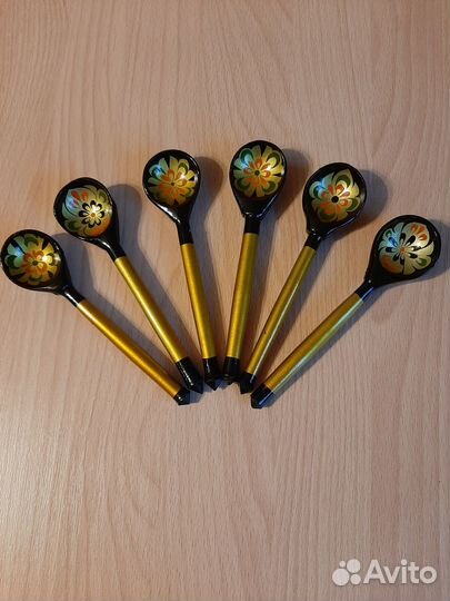 Деревянные ложки хохлома