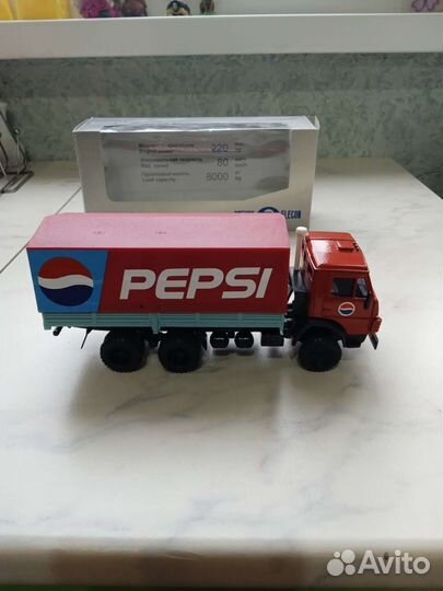 Модель грузовика камаз 5320 Элекон Pepsi