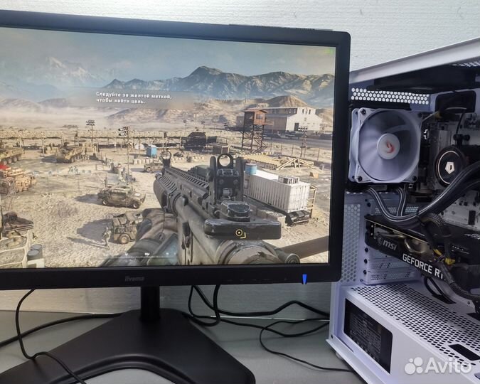 Компьютер для игр Ryzen 5600 + RTX 3070